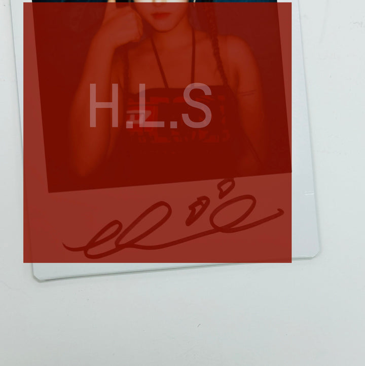 Hyeju (Of Loossemble) "TTYL" - Hand Autographed(Signed) Polaroid [24.10.8] - HALLYUSUPERSTORE