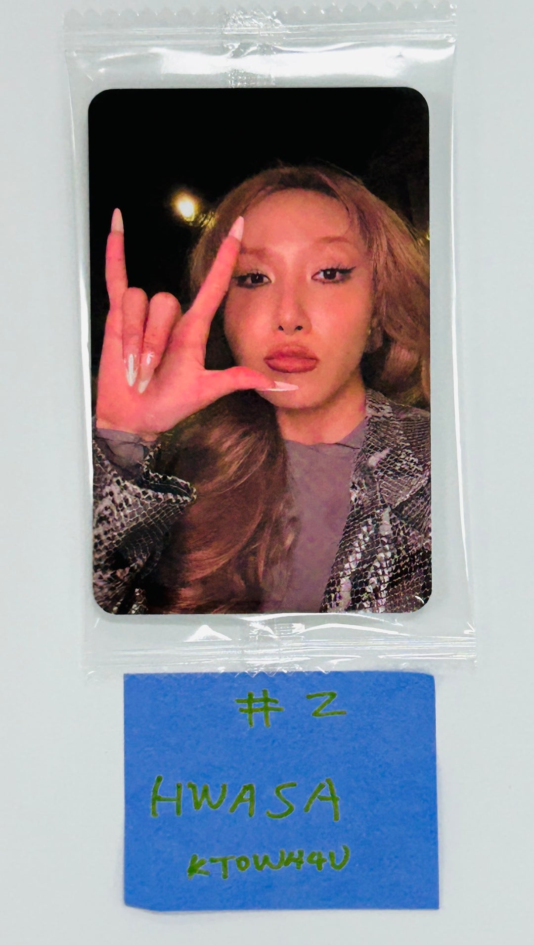 Hwasa “O” - Ktown4U  Fansign Event Photocard [24.10.8] - HALLYUSUPERSTORE