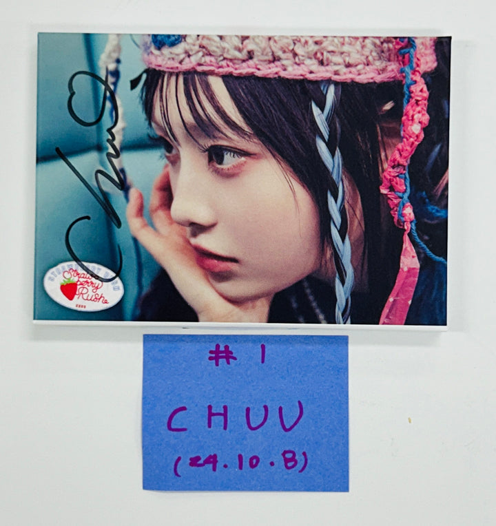 CHUU "Strawberry Rush" - Hand Autographed(Signed) Album (STAYG Album Ver.) [24.10.8] - HALLYUSUPERSTORE