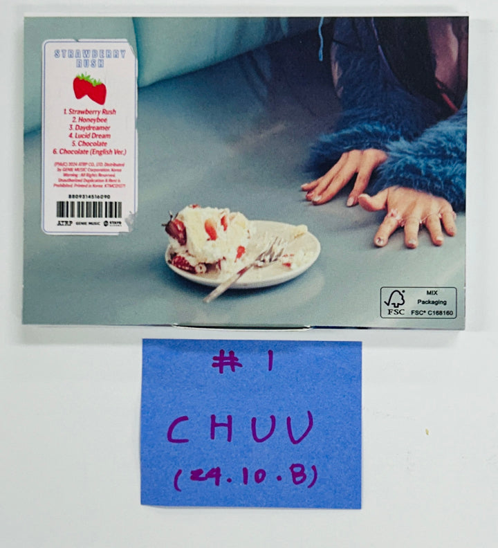 CHUU "Strawberry Rush" - Hand Autographed(Signed) Album (STAYG Album Ver.) [24.10.8] - HALLYUSUPERSTORE