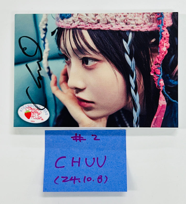 CHUU "Strawberry Rush" - Hand Autographed(Signed) Album (STAYG Album Ver.) [24.10.8] - HALLYUSUPERSTORE