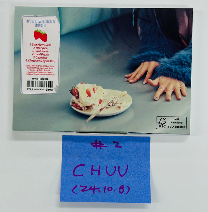 CHUU "Strawberry Rush" - Hand Autographed(Signed) Album (STAYG Album Ver.) [24.10.8] - HALLYUSUPERSTORE