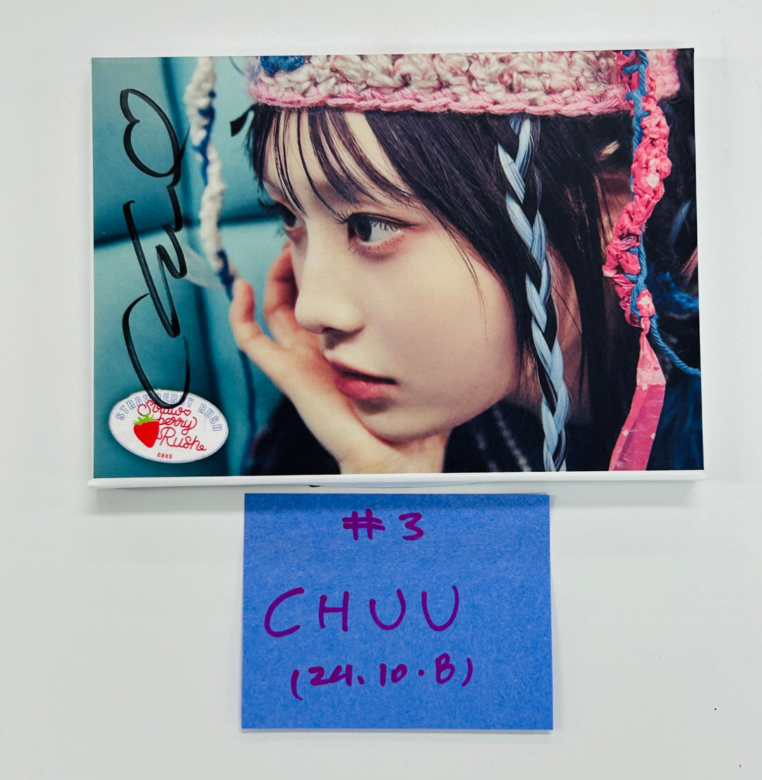 CHUU "Strawberry Rush" - Hand Autographed(Signed) Album (STAYG Album Ver.) [24.10.8] - HALLYUSUPERSTORE