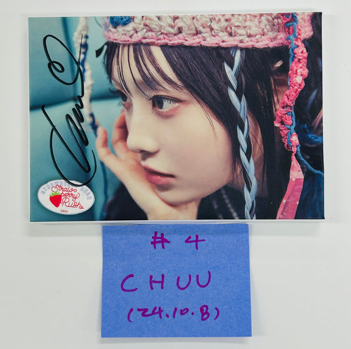 CHUU "Strawberry Rush" - Hand Autographed(Signed) Album (STAYG Album Ver.) [24.10.8] - HALLYUSUPERSTORE