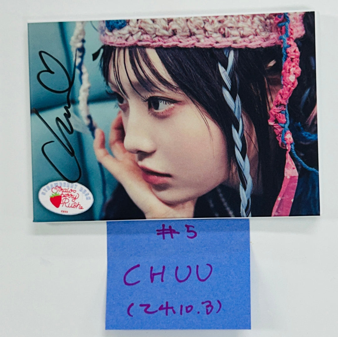 CHUU "Strawberry Rush" - Hand Autographed(Signed) Album (STAYG Album Ver.) [24.10.8] - HALLYUSUPERSTORE