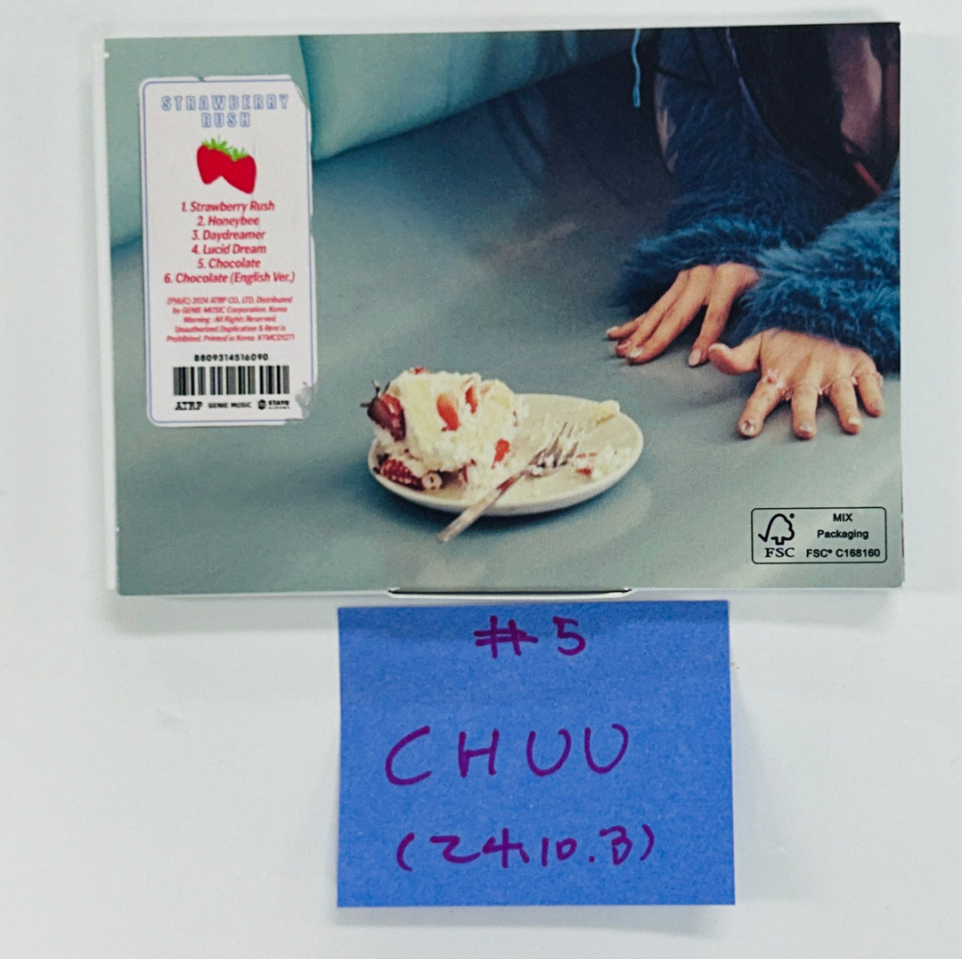 CHUU "Strawberry Rush" - Hand Autographed(Signed) Album (STAYG Album Ver.) [24.10.8] - HALLYUSUPERSTORE