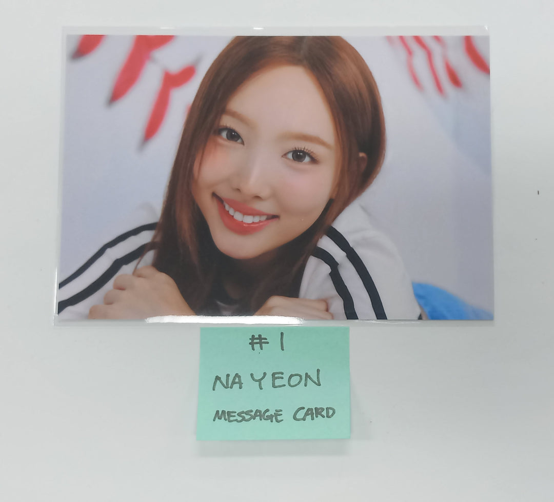 TWICE "HOME 9ROUND" 9th 2024 Anniversary - Pop-Up Store Official MD Event Message Card [24.10.10] - HALLYUSUPERSTORE