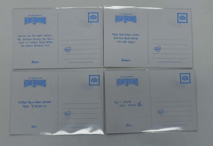 TWICE "HOME 9ROUND" 9th 2024 Anniversary - Pop-Up Store Official MD Event Message Card [24.10.10] - HALLYUSUPERSTORE