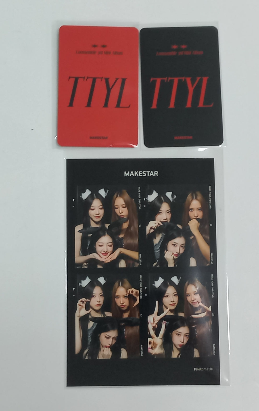 Loossemble "TTYL" - Hand Autographed(Signed) Photocard, 4 Cut Photo [24.10.10] - HALLYUSUPERSTORE