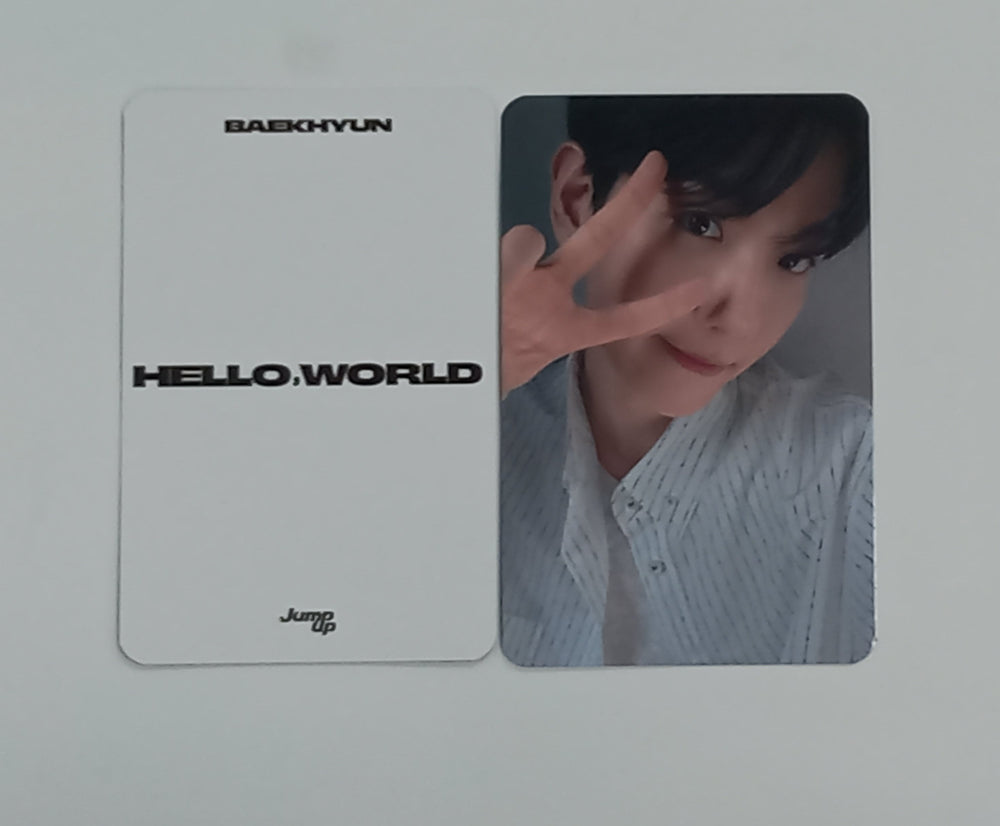 BAEKHYUN "Hello, World" - Jump Up Fansign Event Photocard [24.10.10] - HALLYUSUPERSTORE