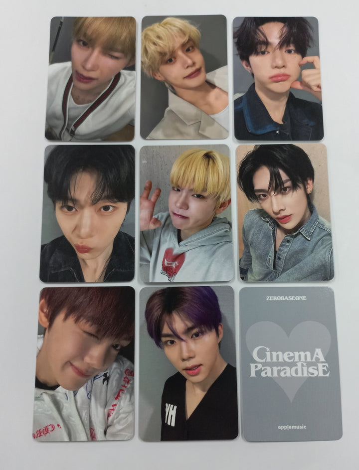 ZEROBASEONE(ZB1) "CINEMA PARADISE" - Apple Music Fansign Event Photocard [ZEROSE Ver.] [24.10.11] - HALLYUSUPERSTORE