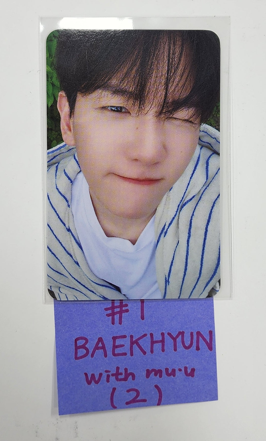 BAEKHYUN "Hello, World" - Withmuu Fansign Event Photocard [24.10.14] - HALLYUSUPERSTORE