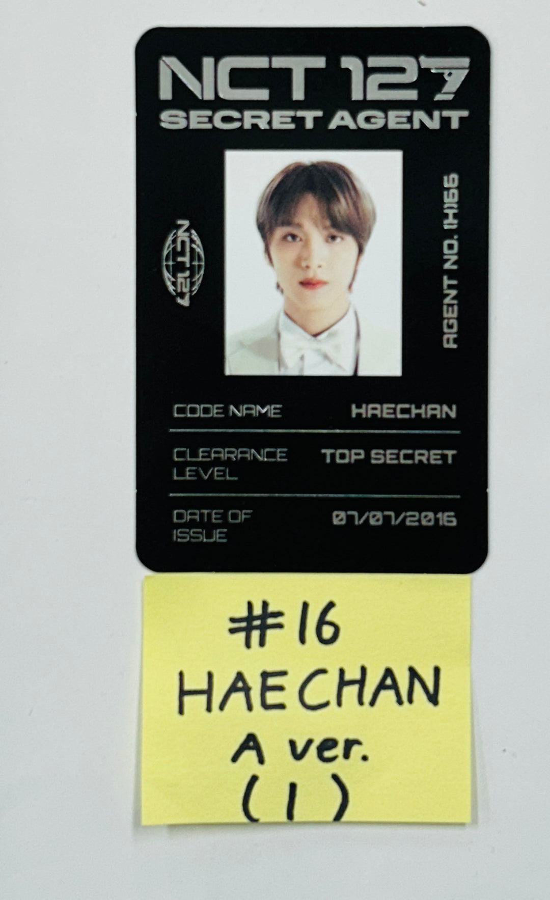 NCT 127 "Secret Agent" 2024 Anniversary  - Official Trading Photocard [A Ver.] [24.10.14] - HALLYUSUPERSTORE