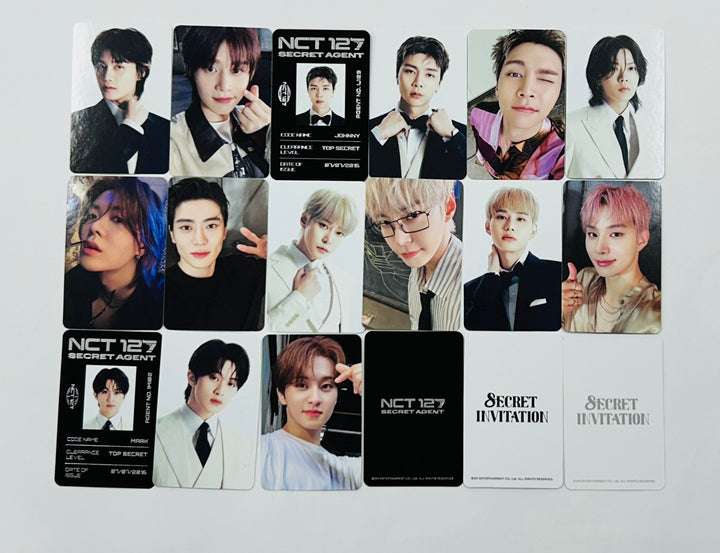 NCT 127 "Secret Agent" 2024 Anniversary  - Official Trading Photocard [A Ver.] [24.10.14] - HALLYUSUPERSTORE