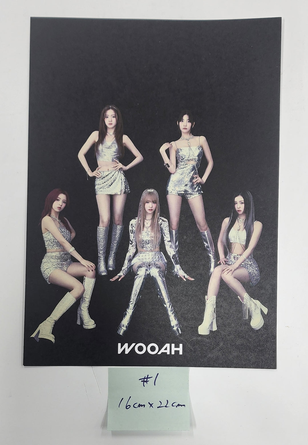 Wooah "Unframed" - Hand Autographed(Signed) Postcard [24.10.14] - HALLYUSUPERSTORE