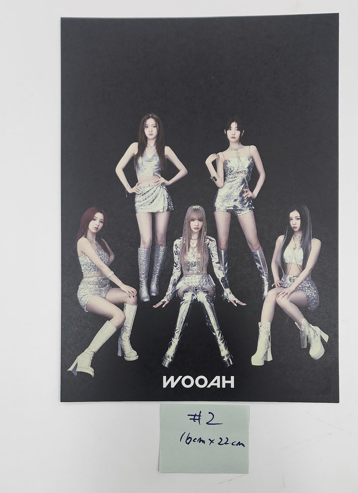 Wooah "Unframed" - Hand Autographed(Signed) Postcard [24.10.14] - HALLYUSUPERSTORE