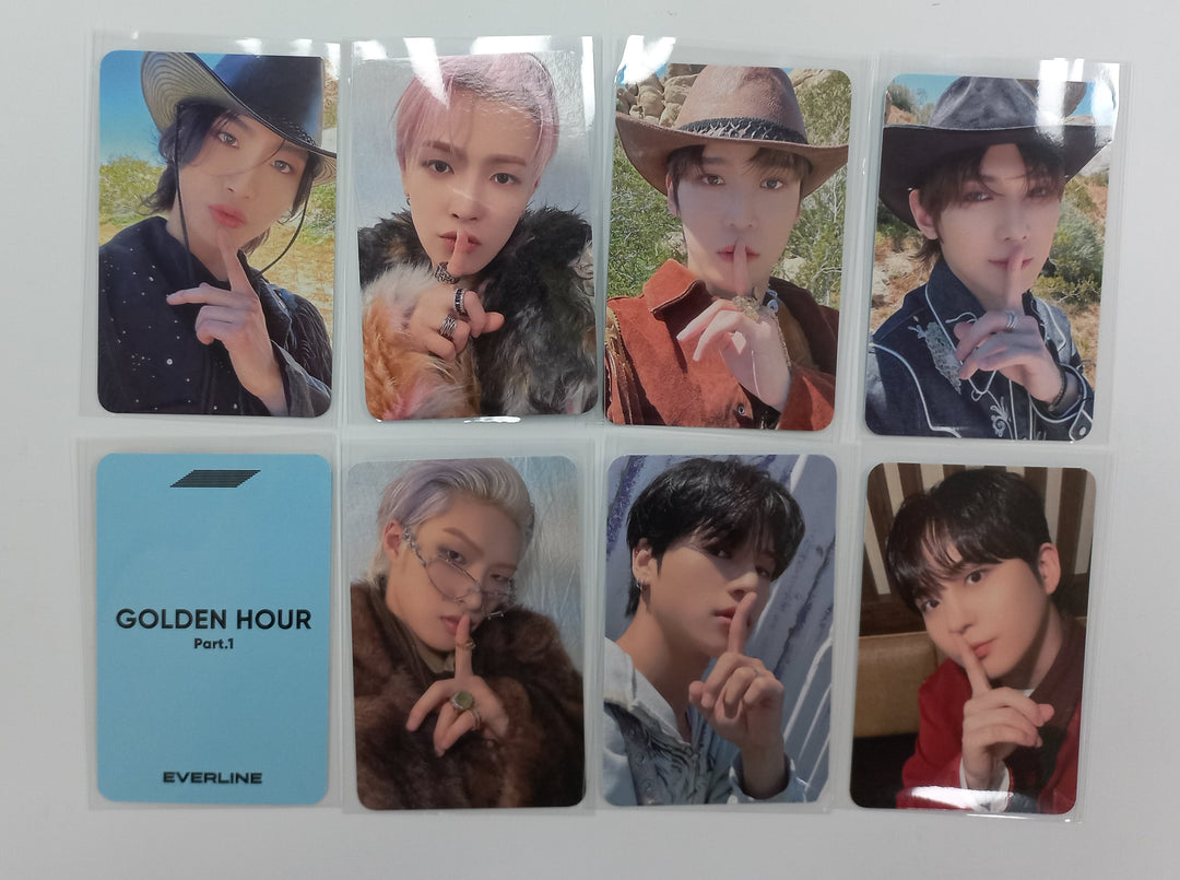 Ateez "GOLDEN HOUR : Part.1" - Everline Exhibition Lucky Draw Event Photocard [24.10.15]