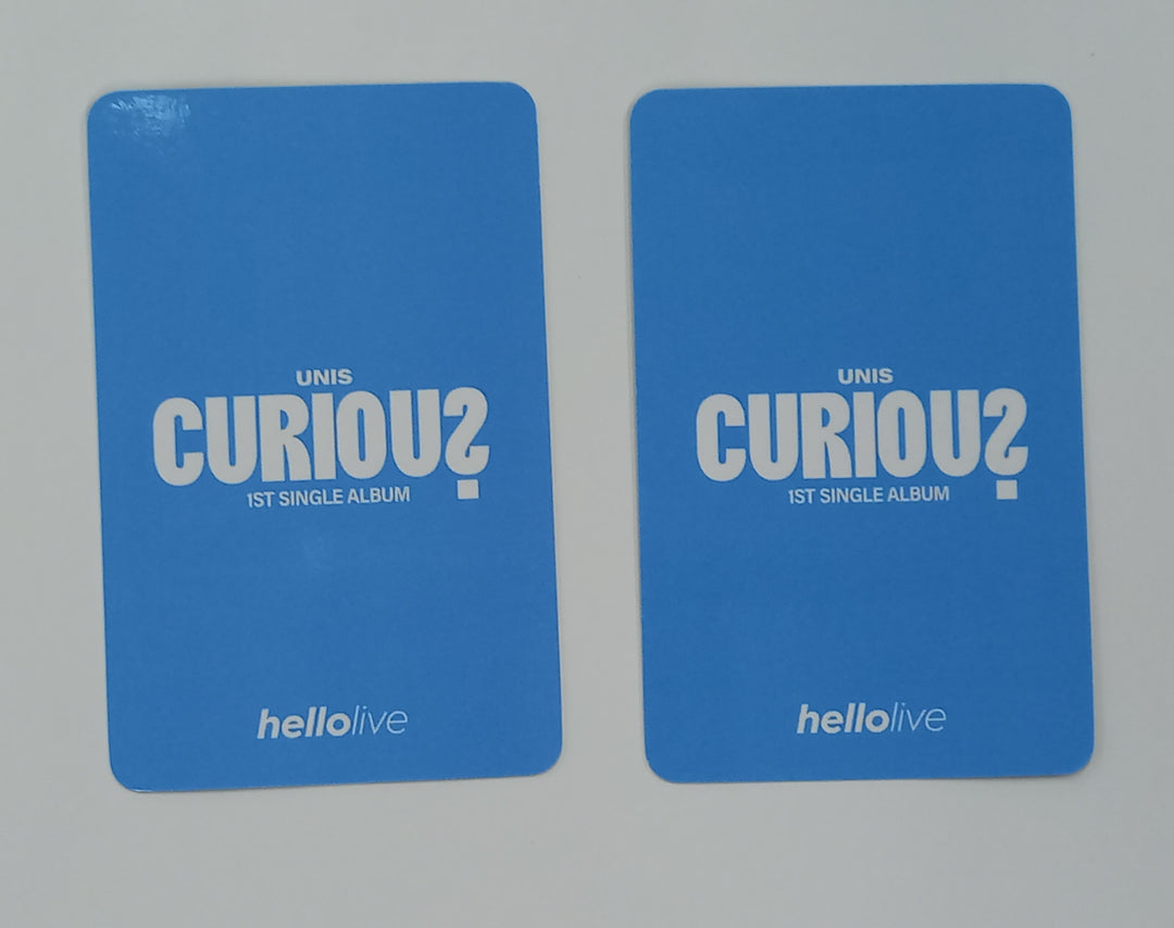 GEHLEE, YUNHA (Of UNIS) 'CURIOUS' - Hand Autographed(Signed) Photocard [24.10.18]