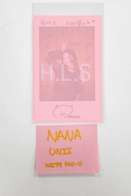 NANA (Of UNIS) 'CURIOUS' - Hand Autographed(Signed) Polaroid [24.10.21]