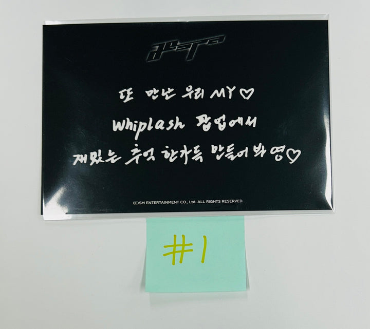 Aespa - Aespa Week #Whiplash_mood Pop-Up Ticket Event Message Postcard [24.10.22]