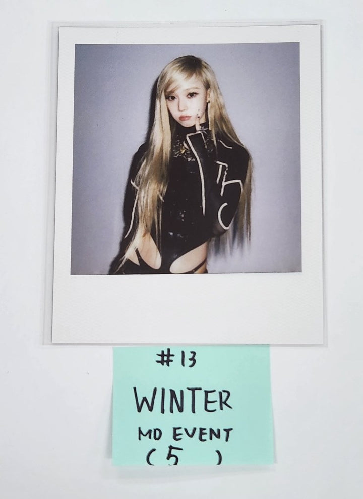 Aespa - Aespa Week #Whiplash_mood Pop-Up Store MD Event Photocard, Polaroid Type Photo [24.10.22]