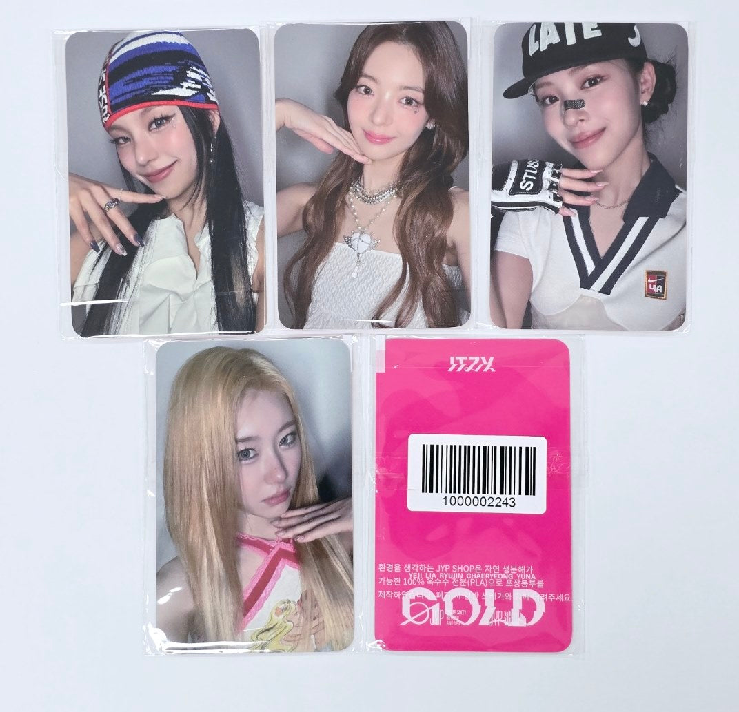 ITZY "Gold" - JYP Shop Pre-Order Benefit Photocard [24.10.23]