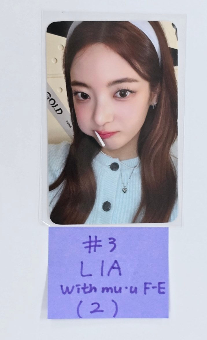 ITZY "Gold" - Withmuu Fansign Event Photocard [24.10.23]