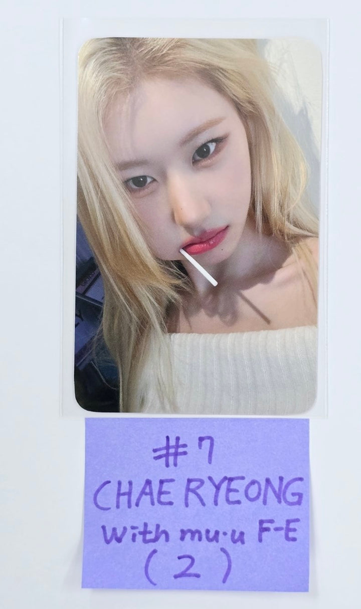 ITZY "Gold" - Withmuu Fansign Event Photocard [24.10.23]