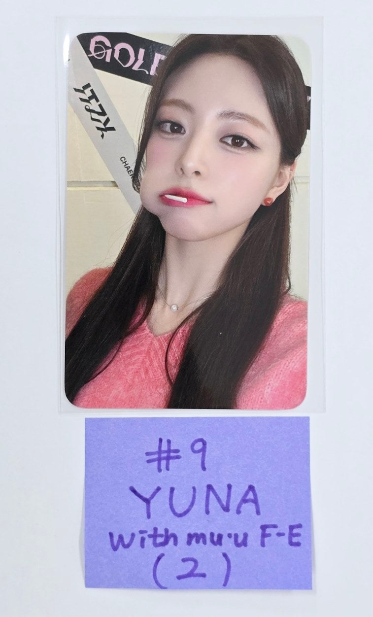 ITZY "Gold" - Withmuu Fansign Event Photocard [24.10.23]