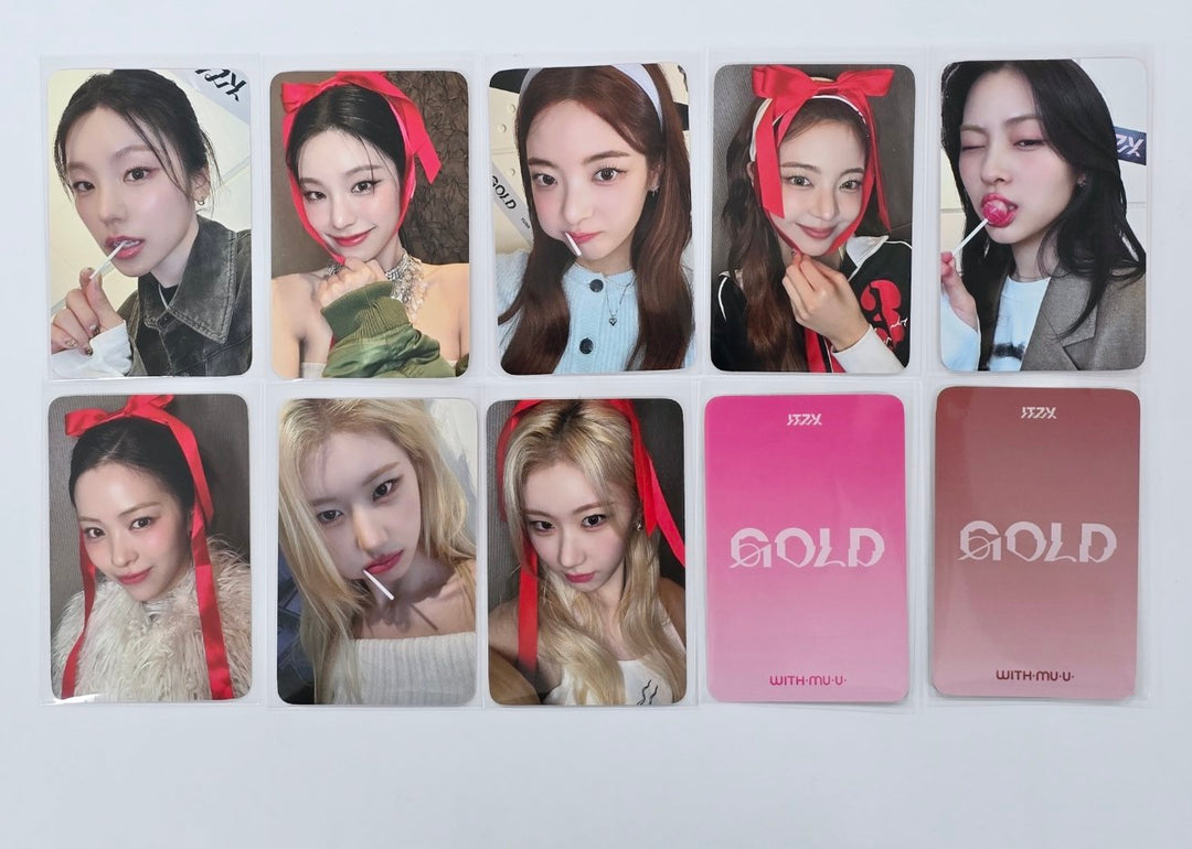 ITZY "Gold" - Withmuu Fansign Event Photocard [24.10.23]