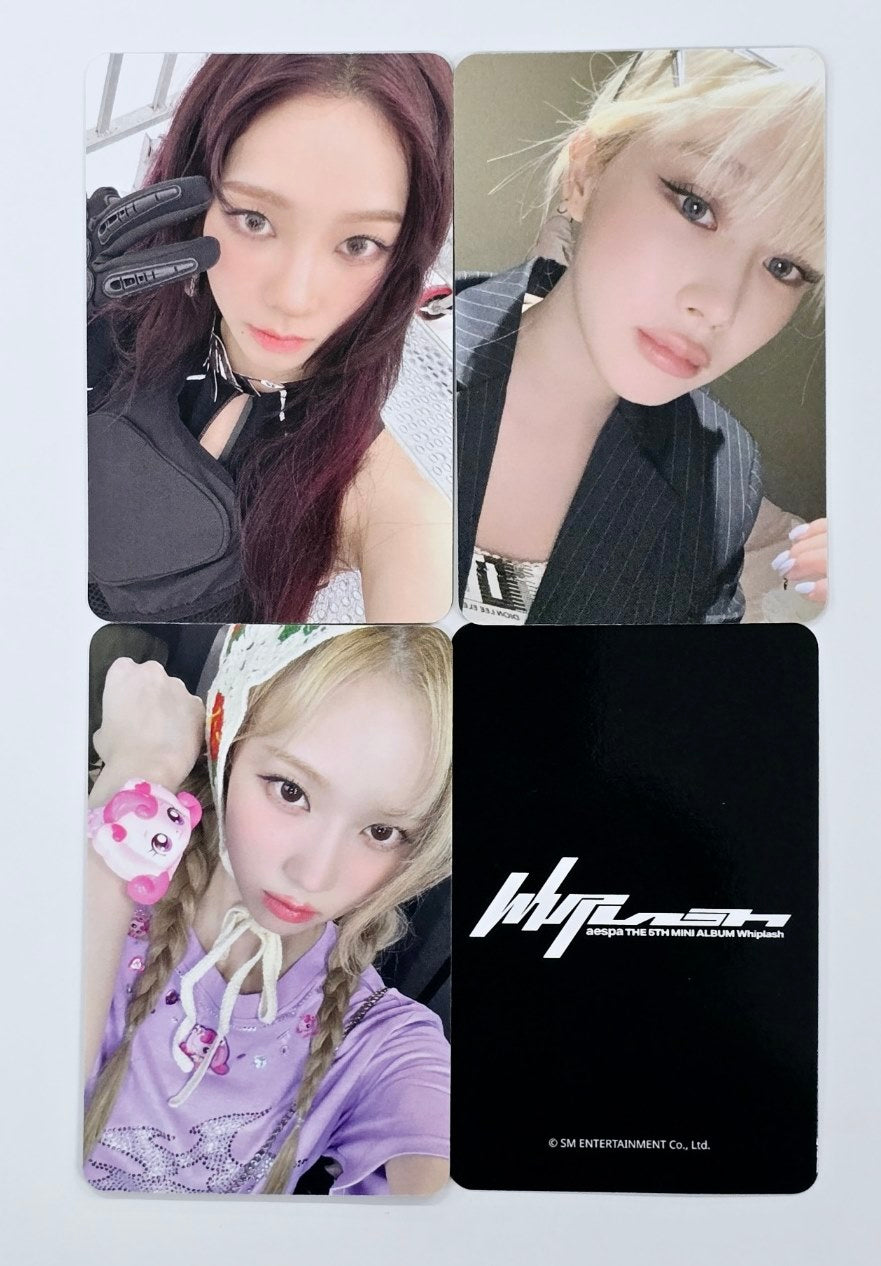 Aespa "Whiplash" - Apple Music Pre-Order Benefit Photocard [BEAT Ver.] [24.10.23]