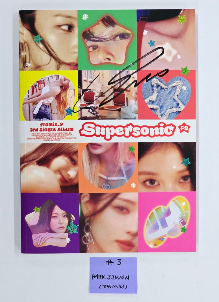 Fromis_9 "SuperSonic" - Hand Autographed(Signed) Album [24.10.23]