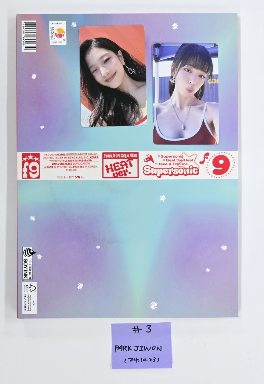 Fromis_9 "SuperSonic" - Hand Autographed(Signed) Album [24.10.23]