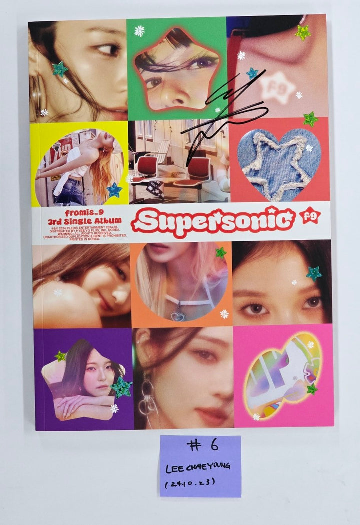 Fromis_9 "SuperSonic" - Hand Autographed(Signed) Album [24.10.23]