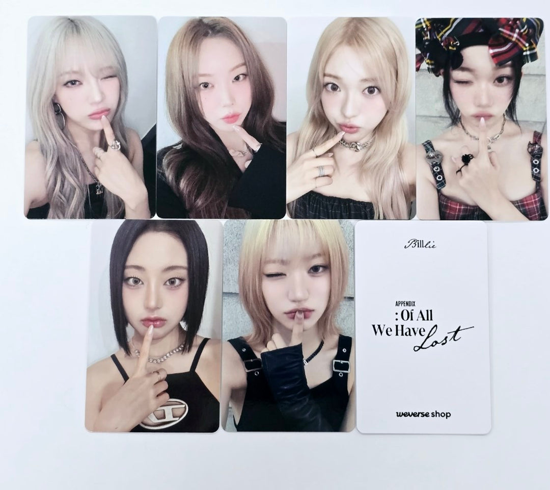 Billlie "Of All Have Lost" - Weverse Shop Pre-Order Benefit Photocard [24.10.23]