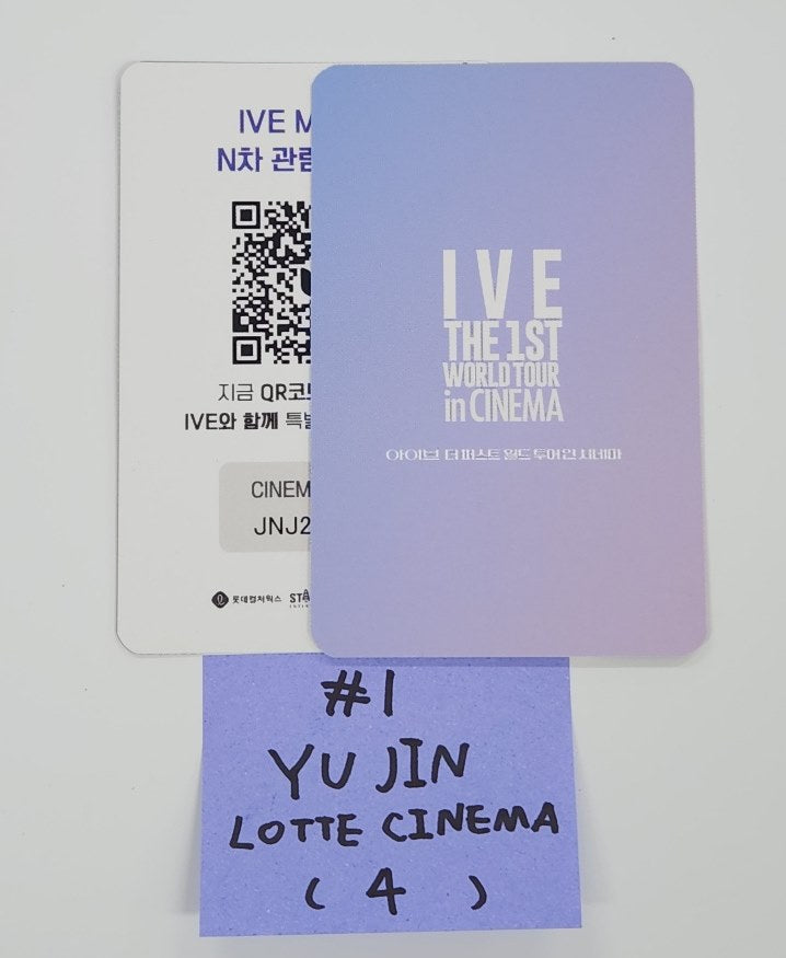 IVE THE 1st WORLD TOUR in CINEMA - Lottecinema Event Photocard [24.10.23]