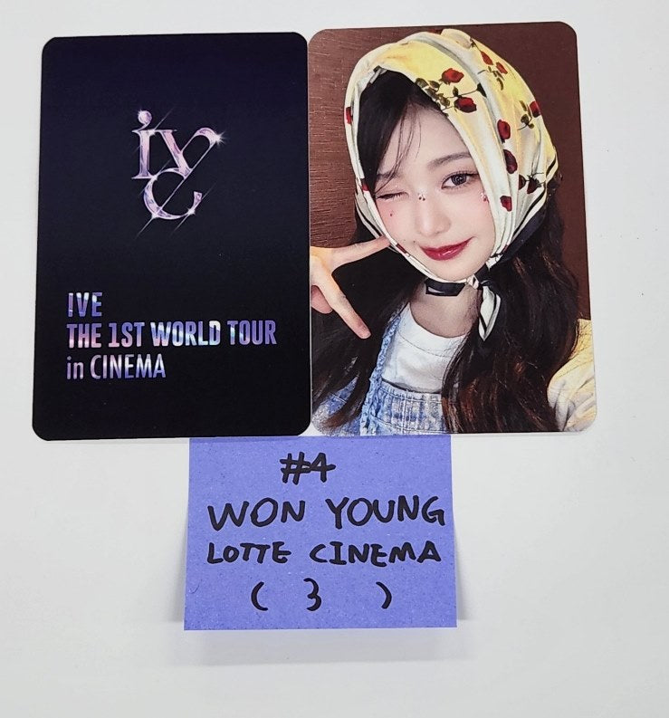 IVE THE 1st WORLD TOUR in CINEMA - Lottecinema Event Photocard [24.10.23]