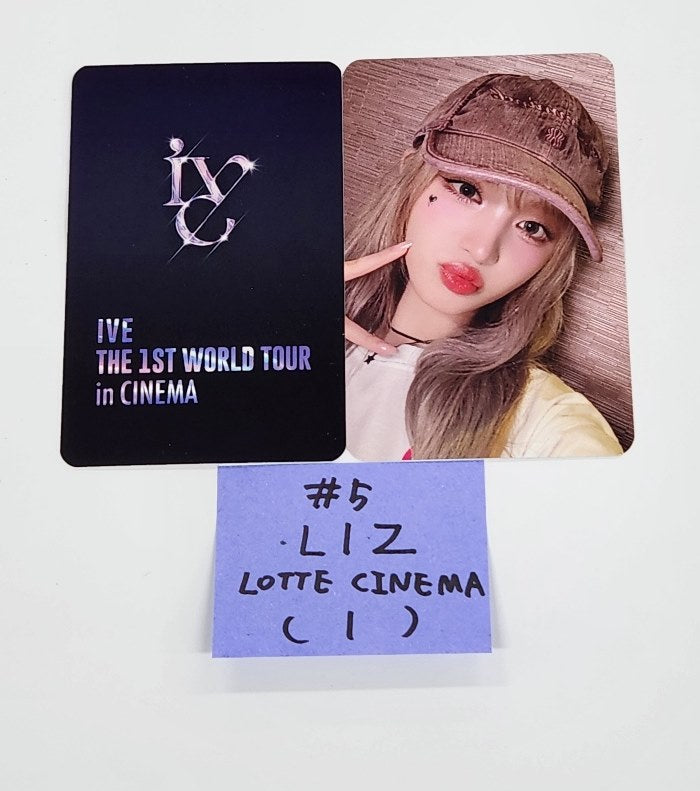 IVE THE 1st WORLD TOUR in CINEMA - Lottecinema Event Photocard [24.10.23]