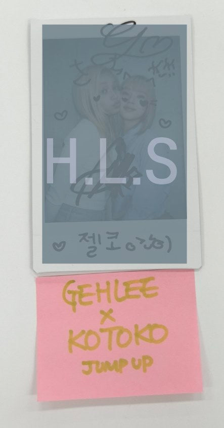 GEHLEE X KOTOKO (Of UNIS) 'CURIOUS' - Hand Autographed(Signed) Polaroid [24.10.24]