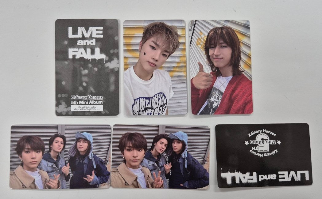 Xdinary Heroes "LIVE and FALL" - Official Photocard [Tabloid Ver.] [24.10.24]