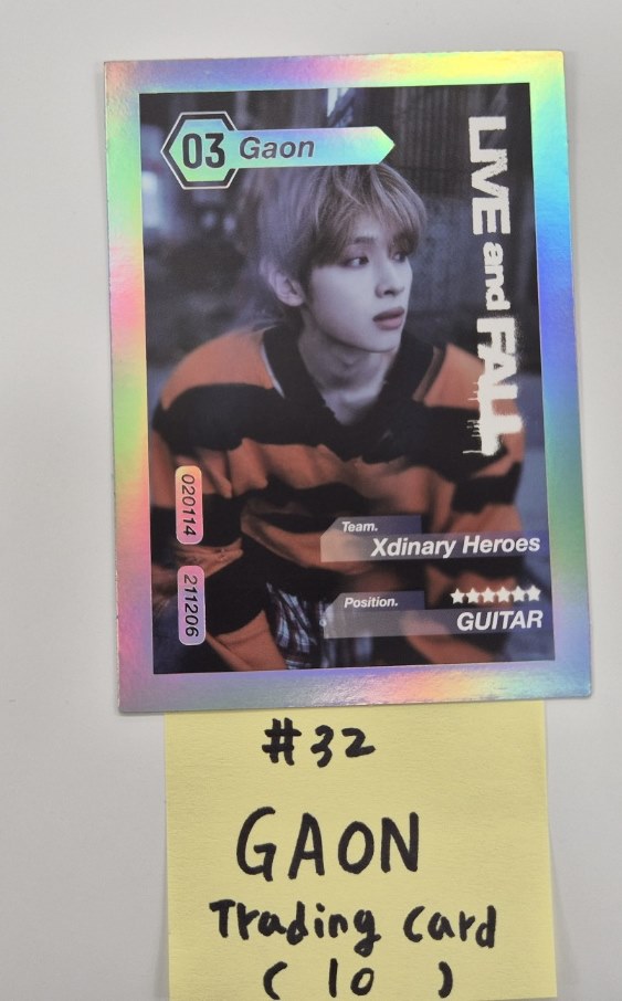 Xdinary Heroes "LIVE and FALL" - Official Photocard [24.10.24]