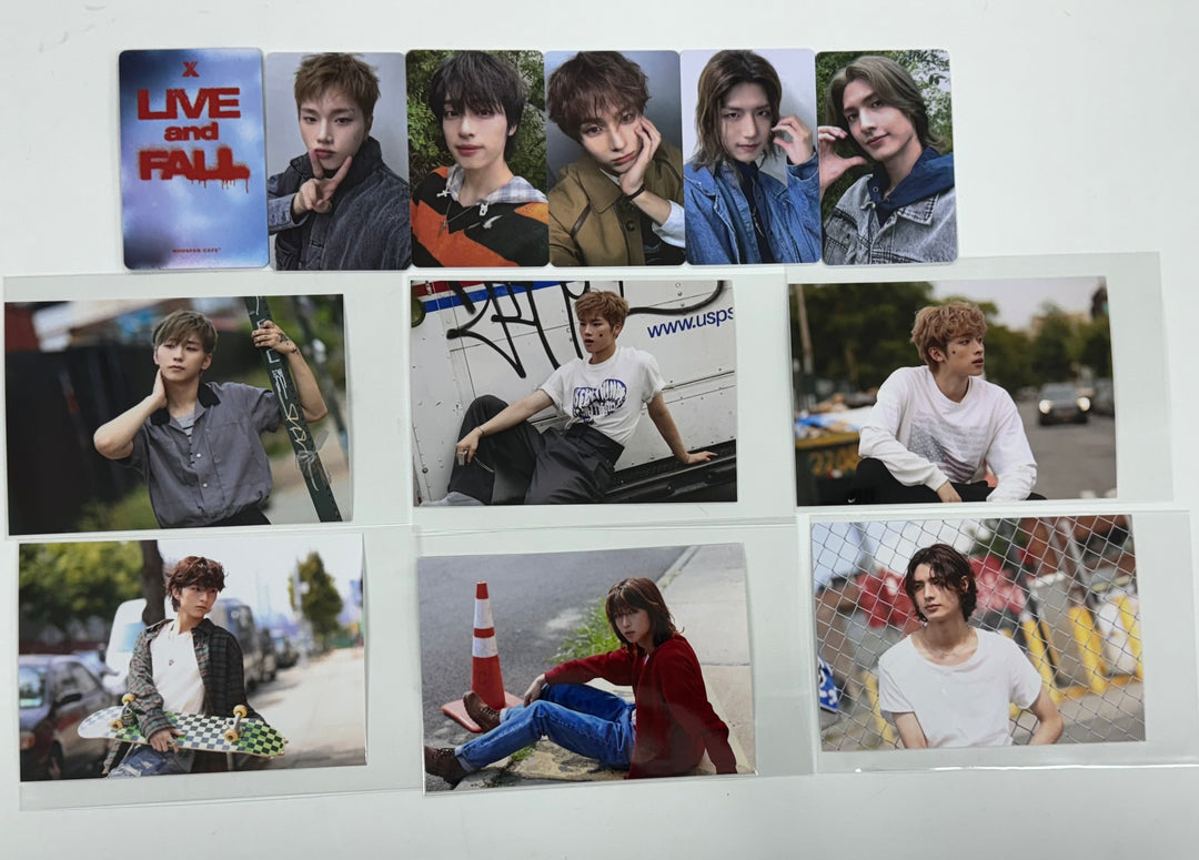 Xdinary Heroes "LIVE and FALL" - Who's Fan Lucky Draw Event PVC Photocard, Drink Event 4x6 Photo [24.10.24]