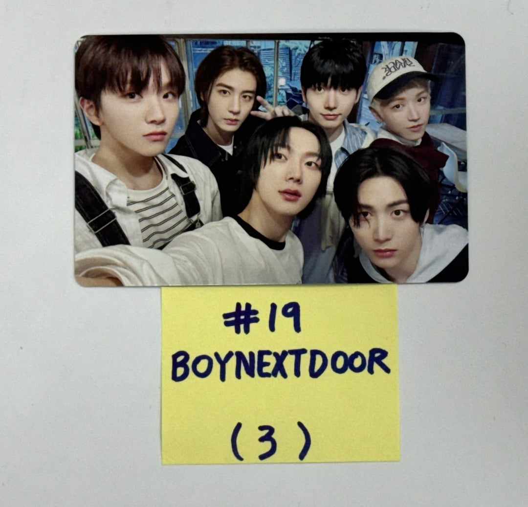 Boynextdoor ""AND," JAPAN DEBUT SINGLE - Official Photocard [24.10.25]