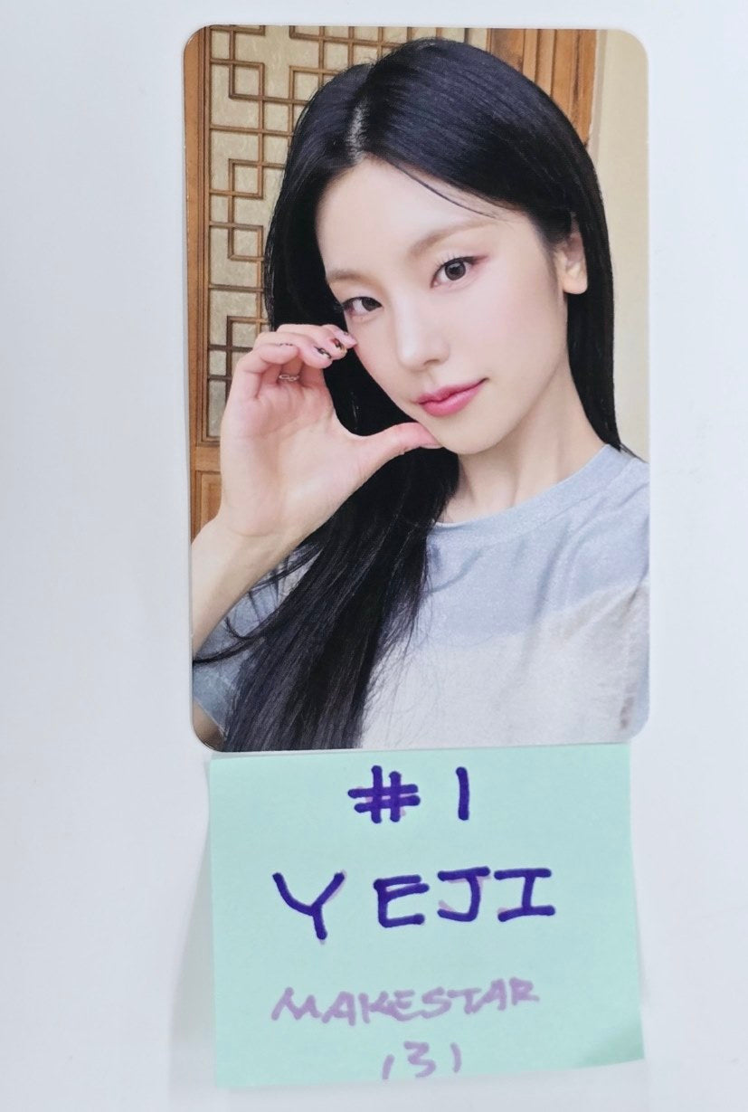 ITZY "Gold" - Makestar Fansign Event Photocard [24.10.25]