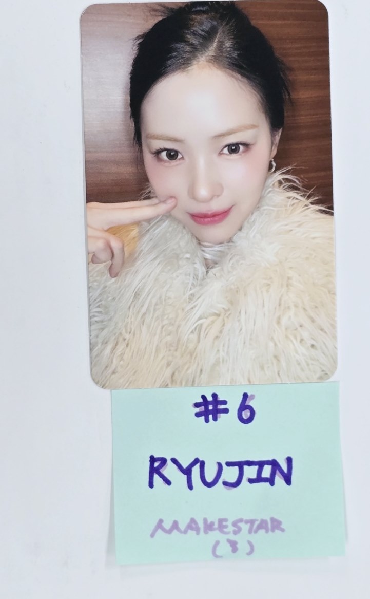 ITZY "Gold" - Makestar Fansign Event Photocard [24.10.25]