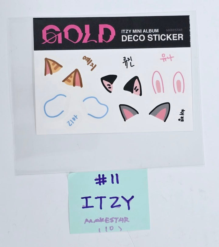 ITZY "Gold" - Makestar Fansign Event Photocard [24.10.25]