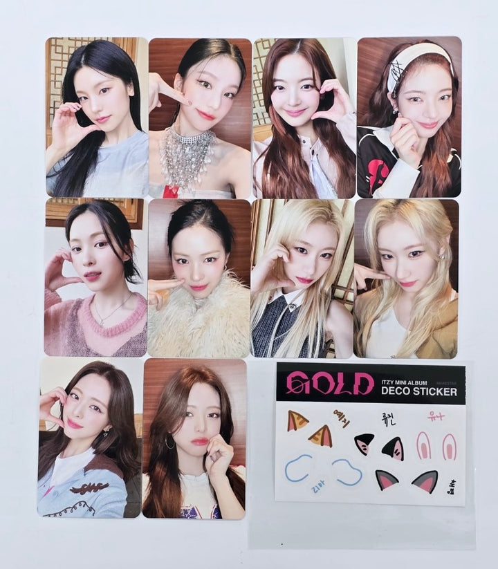 ITZY "Gold" - Makestar Fansign Event Photocard [24.10.25]