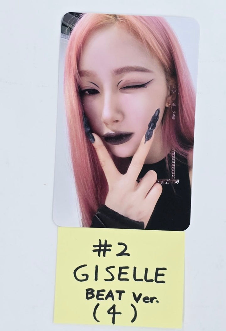 Aespa "Whiplash" - Official Photocard [BEAT Ver.] [24.10.25]