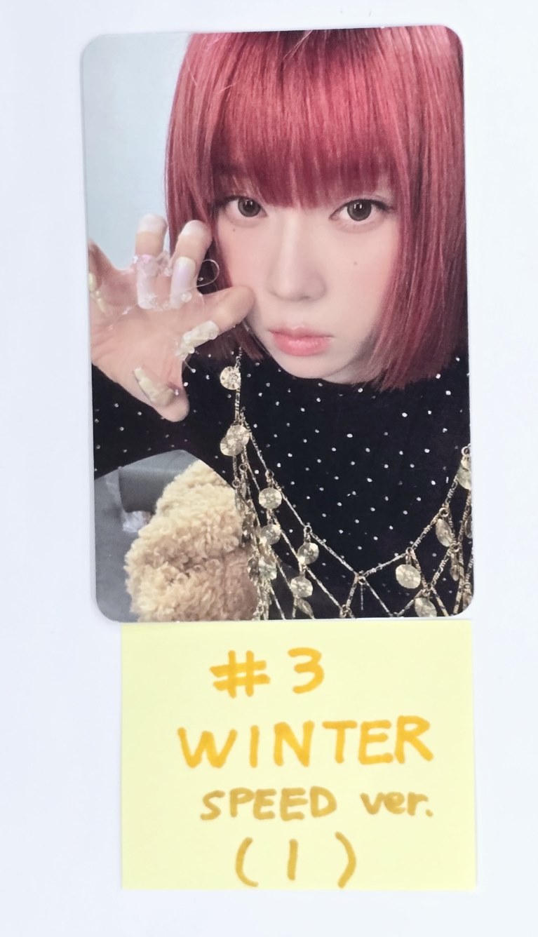 Aespa "Whiplash" - Official Photocard [SPEED Ver.] [24.10.25]