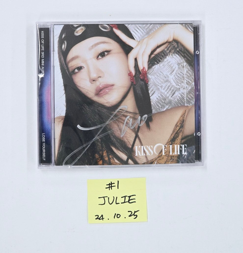 Kiss of Life "Lose Yourself" - Hand Autographed(Signed) Album [Jewel Ver.] [24.10.25]